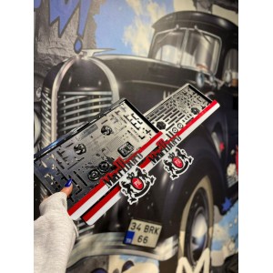 Malboro Özel Tasarım Lüks Pleksi Plakalık